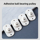 Adhesive Universal Furniture Casters with 360-Degree Rotation