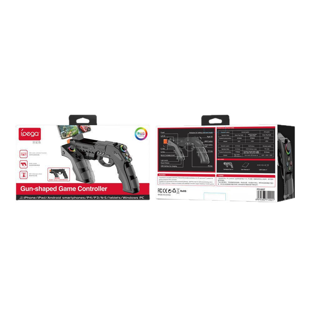 Bluetooth Mobile Phone and Tablet Game Gun Mount