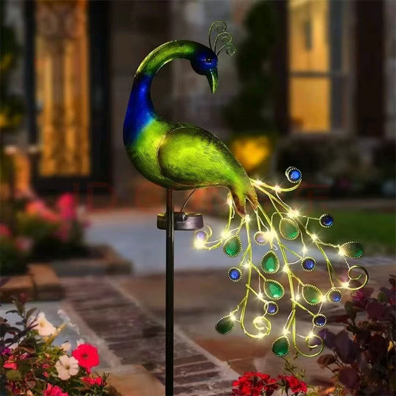 Solar Powered Peacock String Lights Garden & Outdoor product image 6