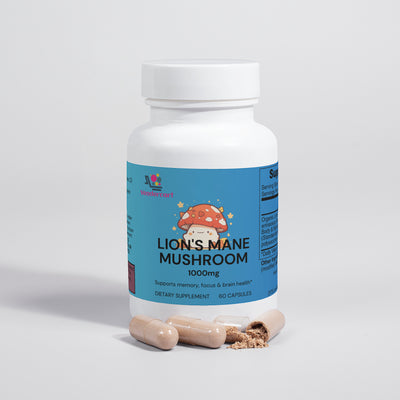 Lion's Mane Mushroom Cognitive Support Supplement
