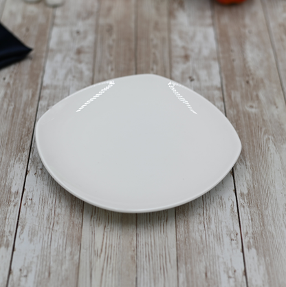 Wilmax Fine Porcelain Square Dessert Plate, 7.75 in, Set of 6