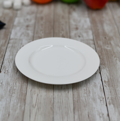 Wilmax White Porcelain Bread Plate, 6 in