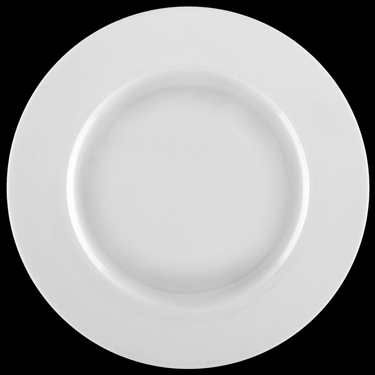 Wilmax White Porcelain Bread Plate, 6 in