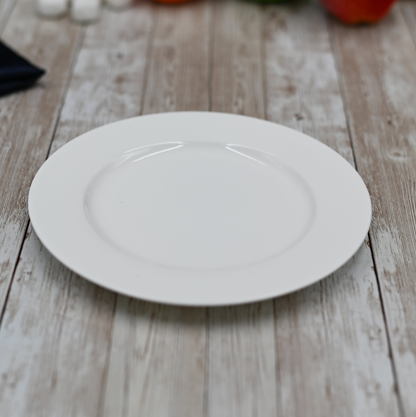 Wilmax White Porcelain Dessert Plate, 7 in
