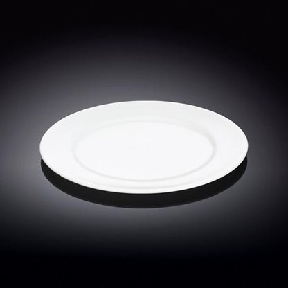 Wilmax White Porcelain Dessert Plate, 7 in