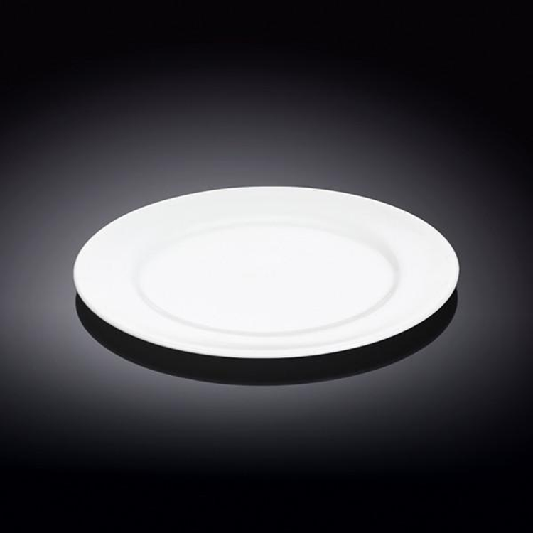 Wilmax White Porcelain Dessert Plate, 7 in