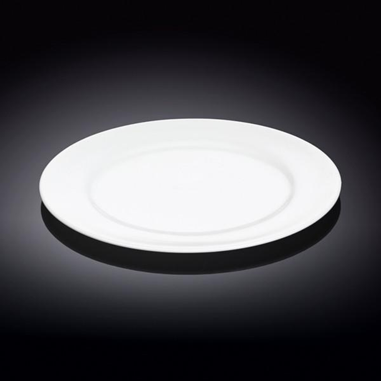 Wilmax Fine Porcelain Dinner Plate, 9 in, Set of 6, WL-991007