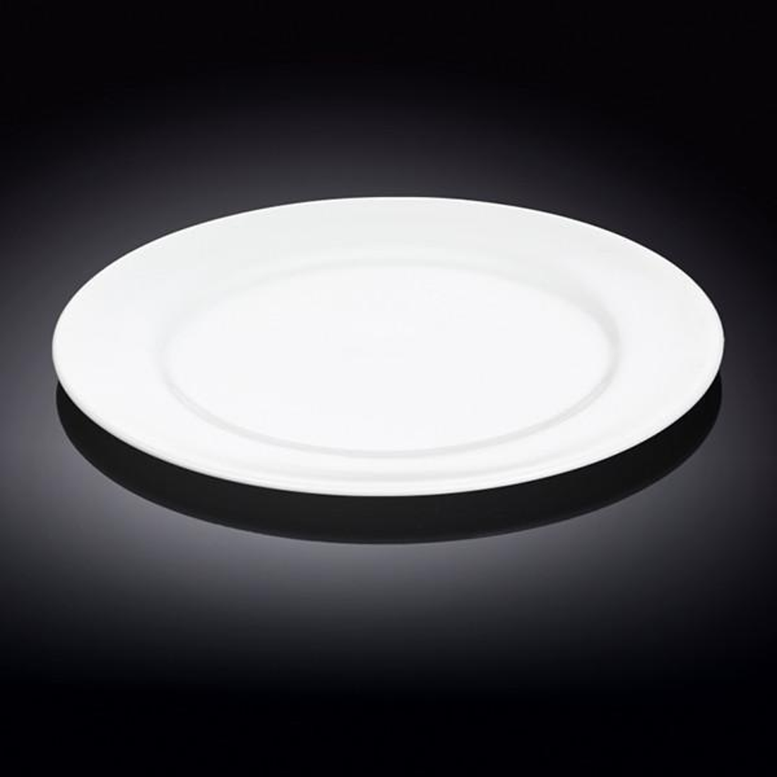 Wilmax White Porcelain Round Dinner Plate, 11 in