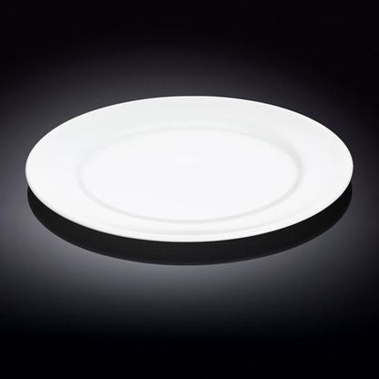 Wilmax White Porcelain Round Dinner Plate, 11 in