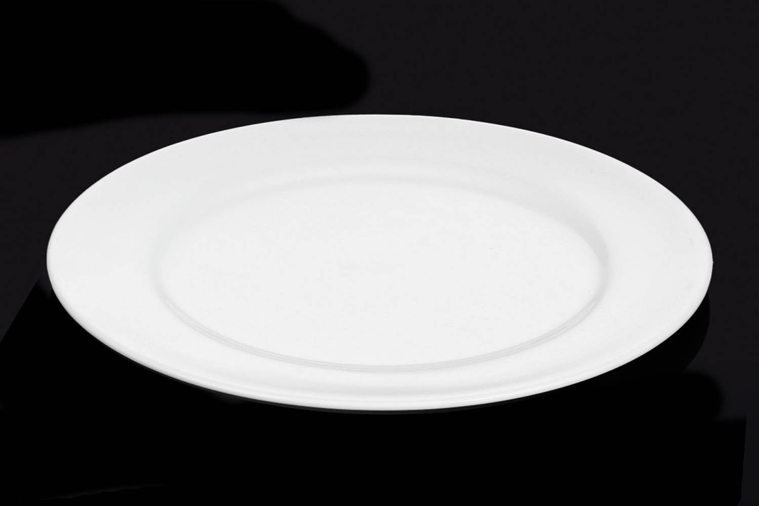 Wilmax Fine Porcelain Round Platter, 12 in / 30.5 cm (Model WL-991010)