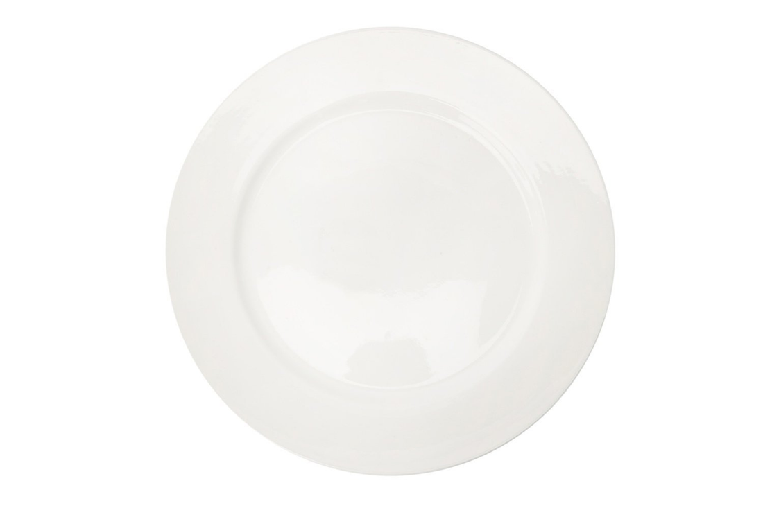 Wilmax Fine Porcelain Round Platter, 12 in / 30.5 cm (Model WL-991010)