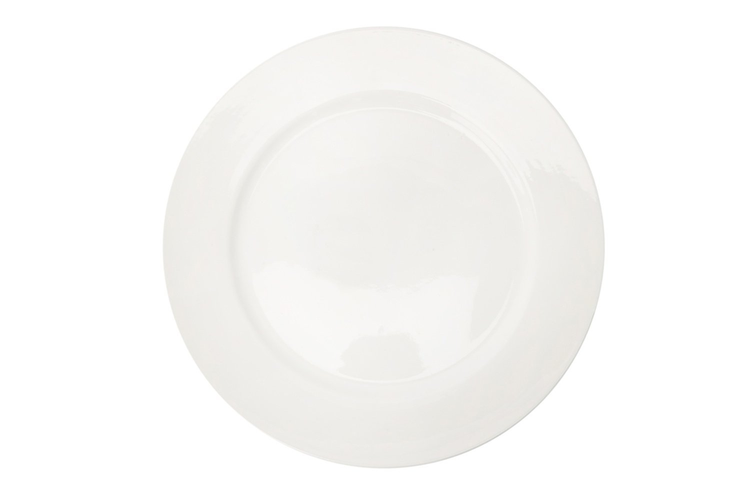 Wilmax Fine Porcelain Round Platter, 12 in / 30.5 cm (Model WL-991010)
