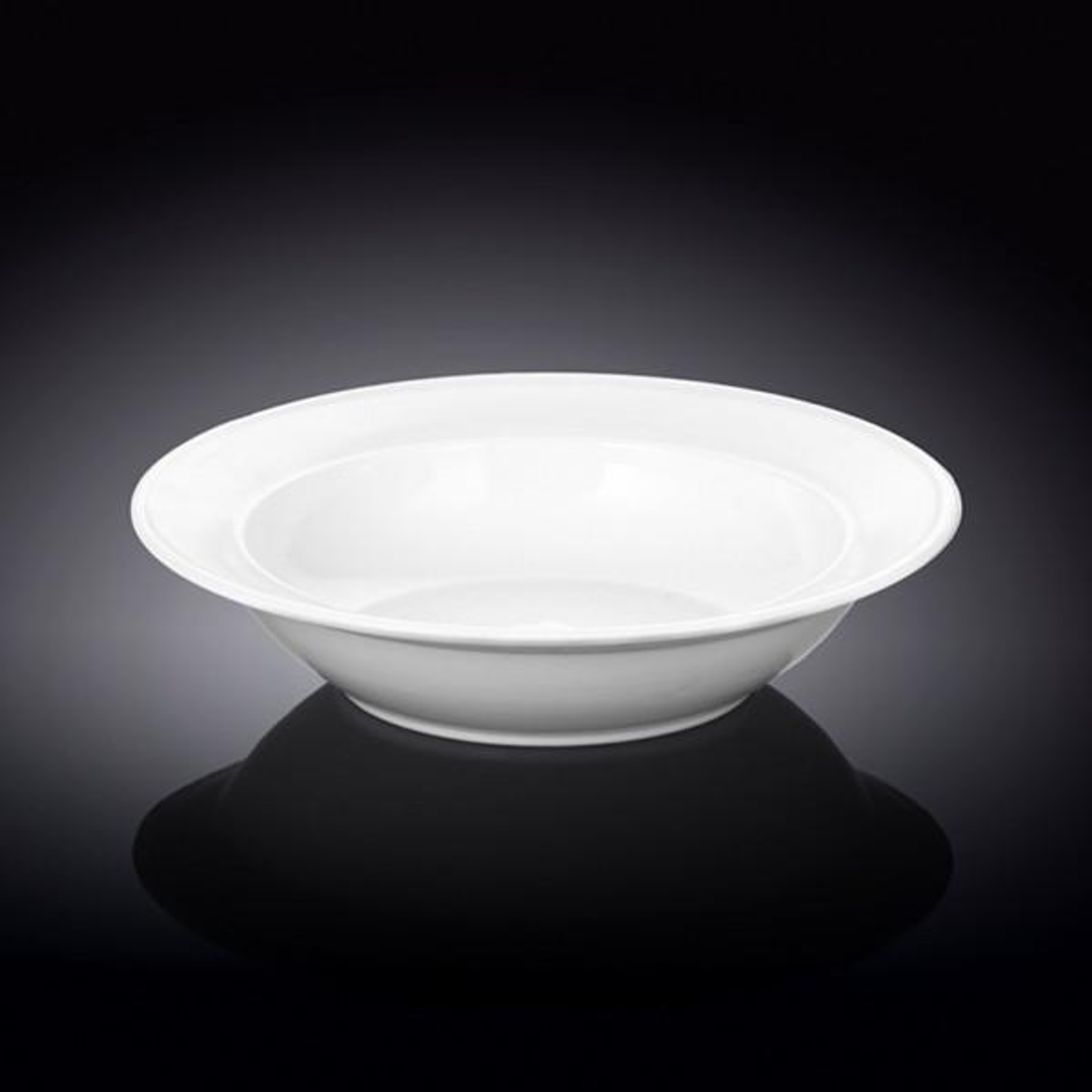 Wilmax White Porcelain Soup Plate, 8 in (20 cm)