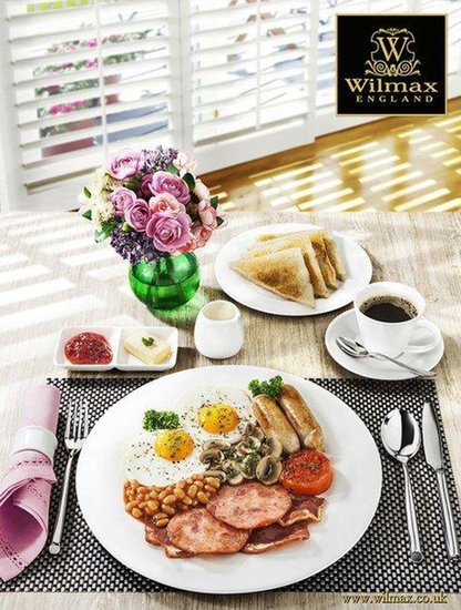 Wilmax White Porcelain Soup Plate, 8 in (20 cm)