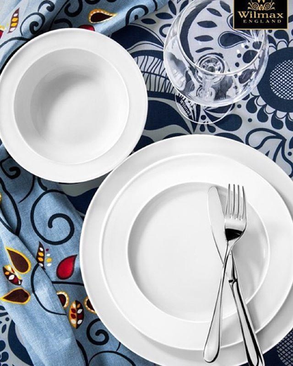 Wilmax Porcelain Deep Plate, 10 in / 400 ml