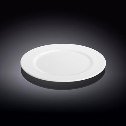 Wilmax White Porcelain Professional Bread Plate, 6 in (15 cm)