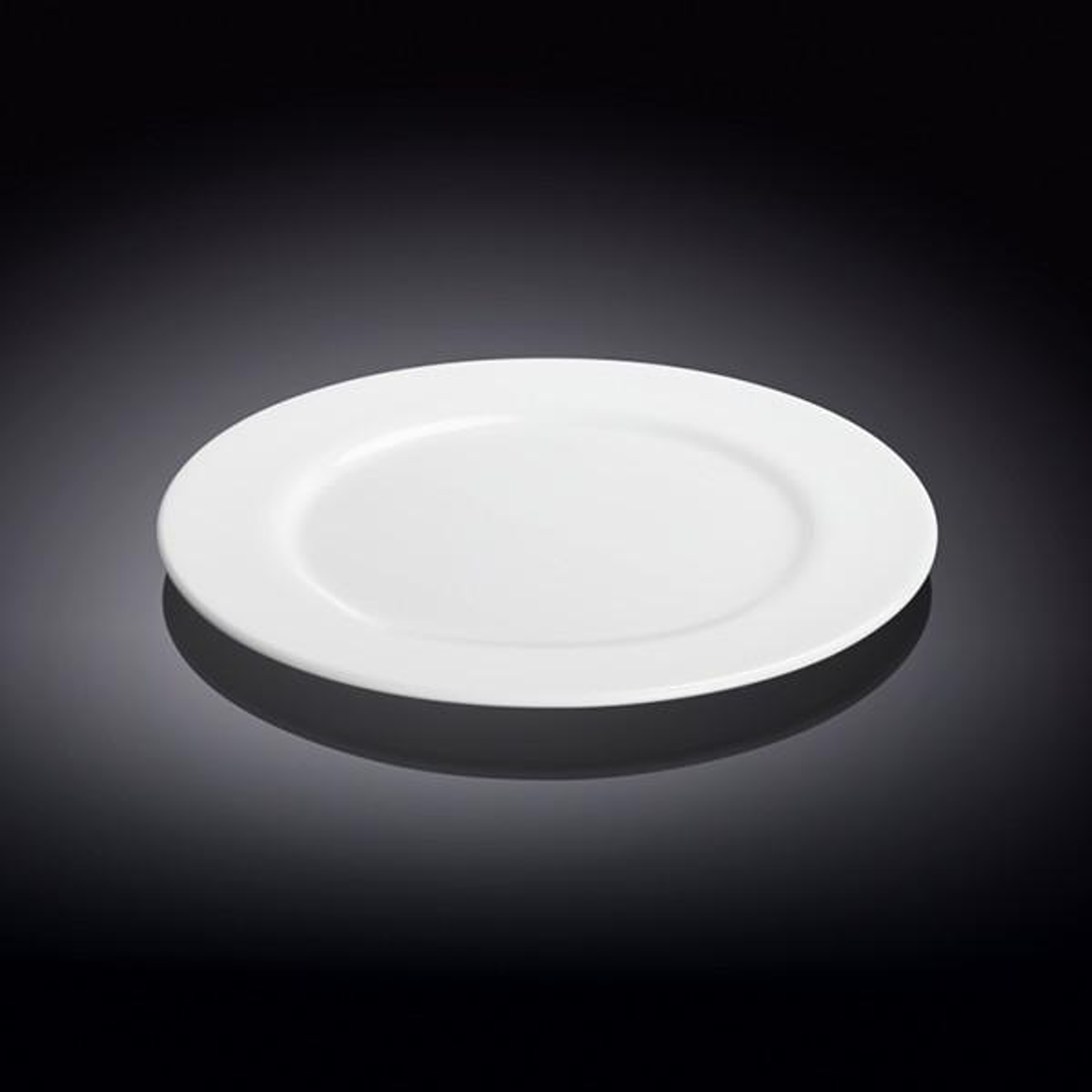 Wilmax White Porcelain Professional Dessert Plate, 7 in (18 cm)