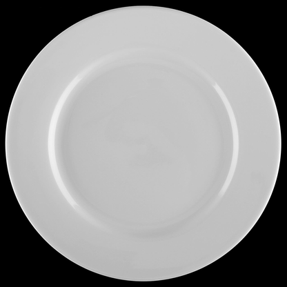 Wilmax White Porcelain Professional Dessert Plate, 7 in (18 cm)