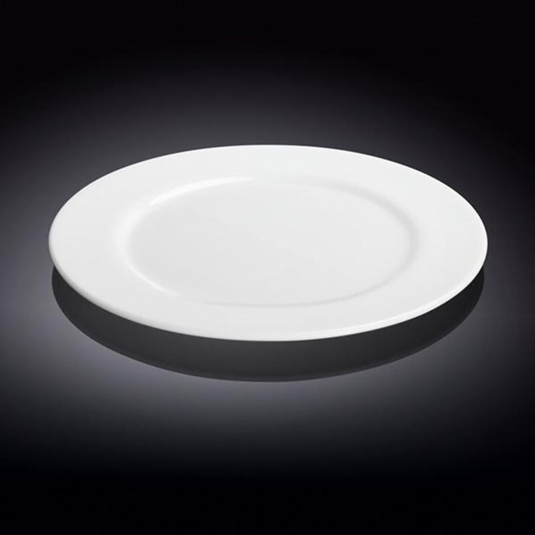 Wilmax White Porcelain Professional Dinner Plate, 10 in (25.5 cm)