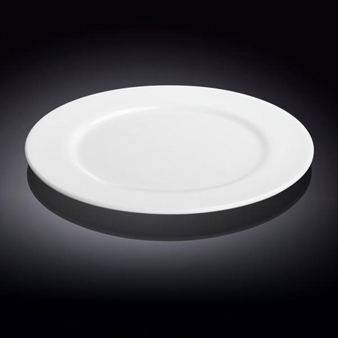 Wilmax Fine Porcelain Professional Dinner Plate, 11 in / 28 cm, White