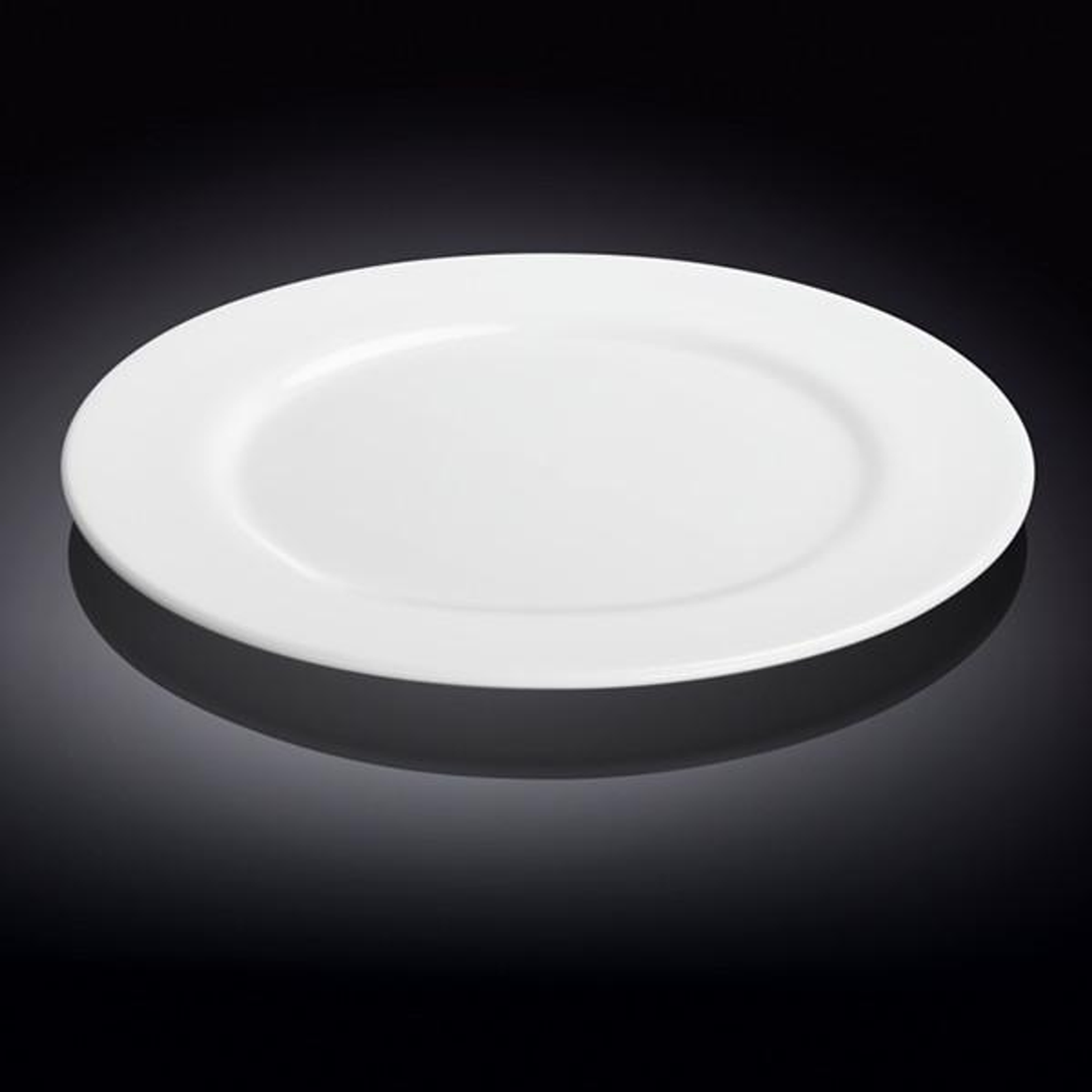 Wilmax Fine Porcelain Professional Round Platter, 12 in / 30.5 cm