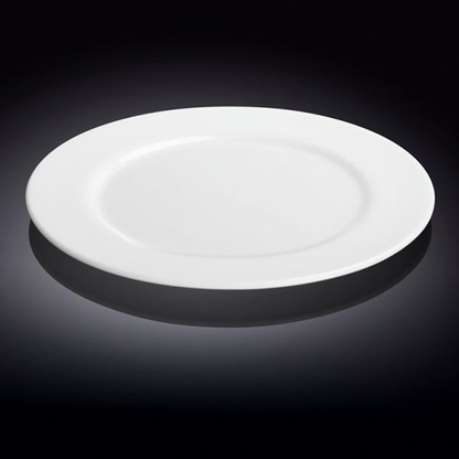 Wilmax Fine Porcelain Professional Round Platter, 12 in / 30.5 cm