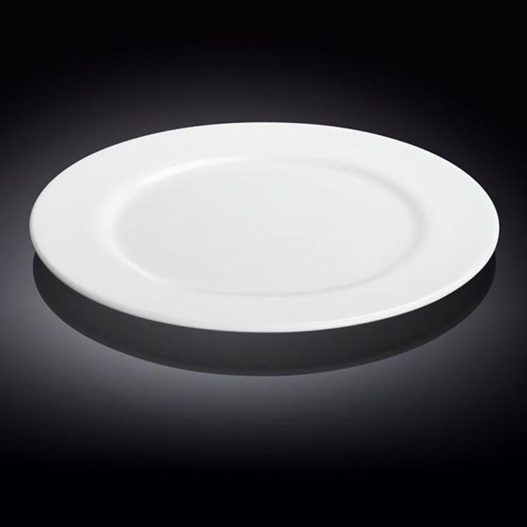 Wilmax Fine Porcelain Professional Round Platter, 12 in / 30.5 cm