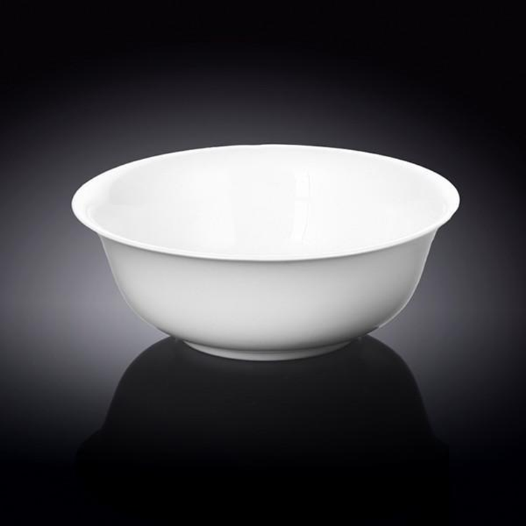 Wilmax Fine Porcelain Round Serving Bowl, 54 oz, 8 in, Set of 4