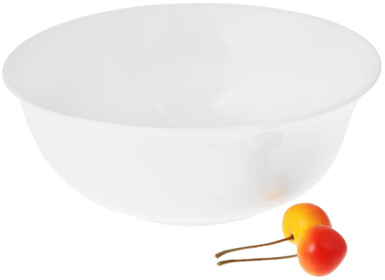 Wilmax Fine Porcelain Round Serving Bowl, 54 oz, 8 in, Set of 4
