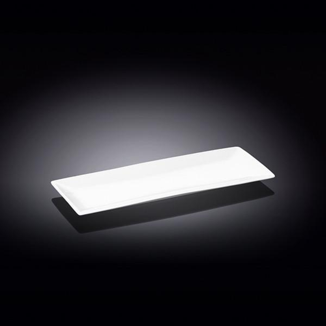 Wilmax White Porcelain Sushi & Canape Dish, 12 x 4.7 in