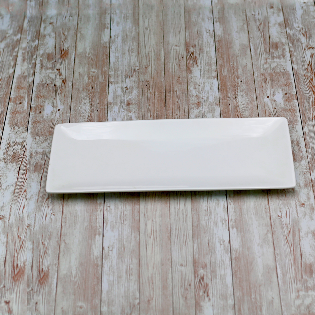 Wilmax Fine Porcelain Sushi & Canape Dish, 14 x 5.5 in
