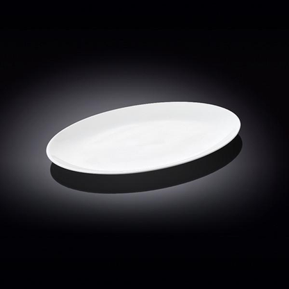 Wilmax White Porcelain Oval Platter, 12 in (Model WL-992022)