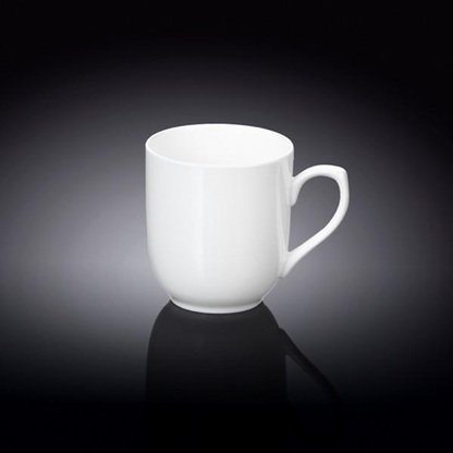 Wilmax White Porcelain Mug, 9 oz (270 ml)