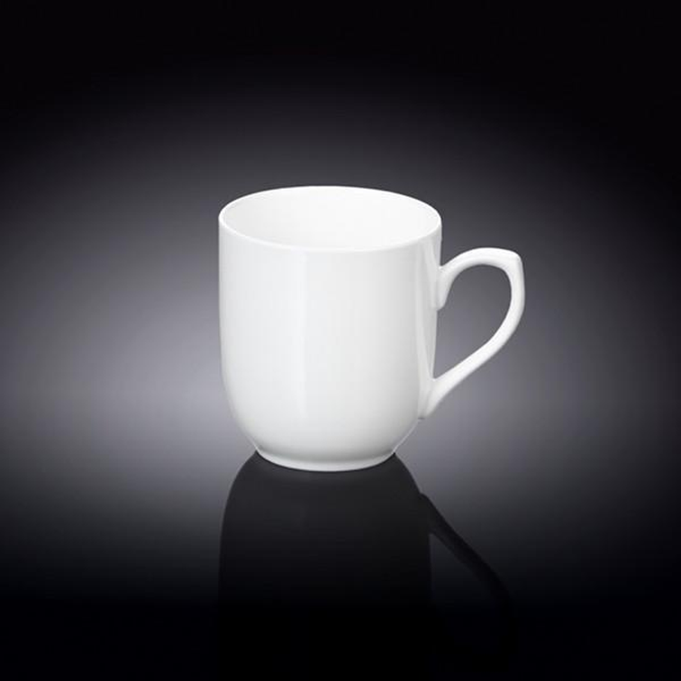 Wilmax White Porcelain Mug, 9 oz (270 ml)