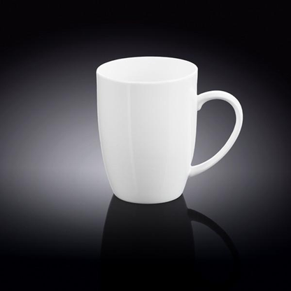 Wilmax White Porcelain Mug, 16 oz (460 ml)