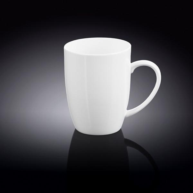 Wilmax White Porcelain Mug, 16 oz (460 ml)