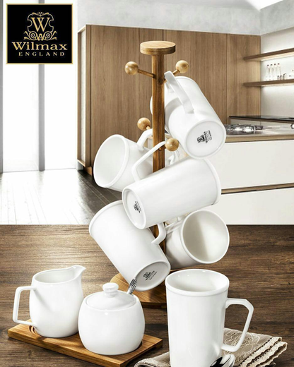 Wilmax White Porcelain Mug, 16 oz (460 ml)