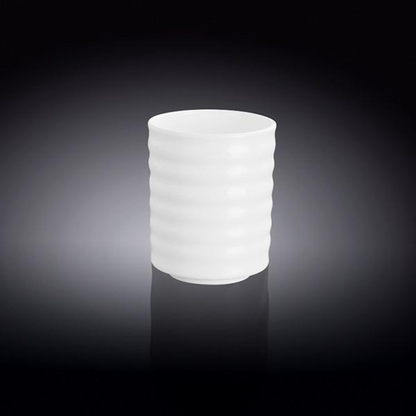 Wilmax White Porcelain Japanese Style Cup, 7 oz (200 ml)