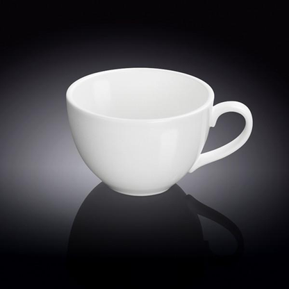 Wilmax White Porcelain Jumbo Mug, 14 oz (420 ml)