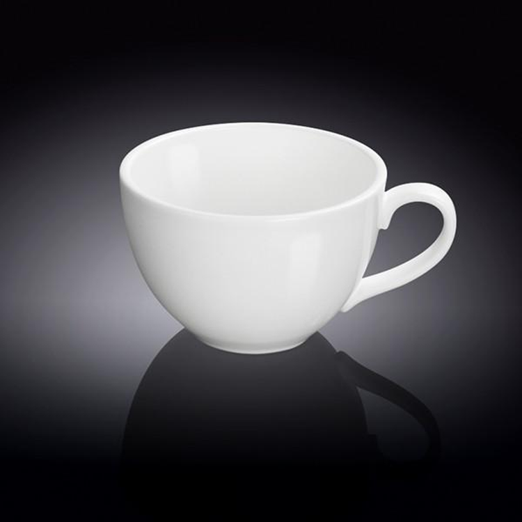 Wilmax White Porcelain Jumbo Mug, 14 oz (420 ml)