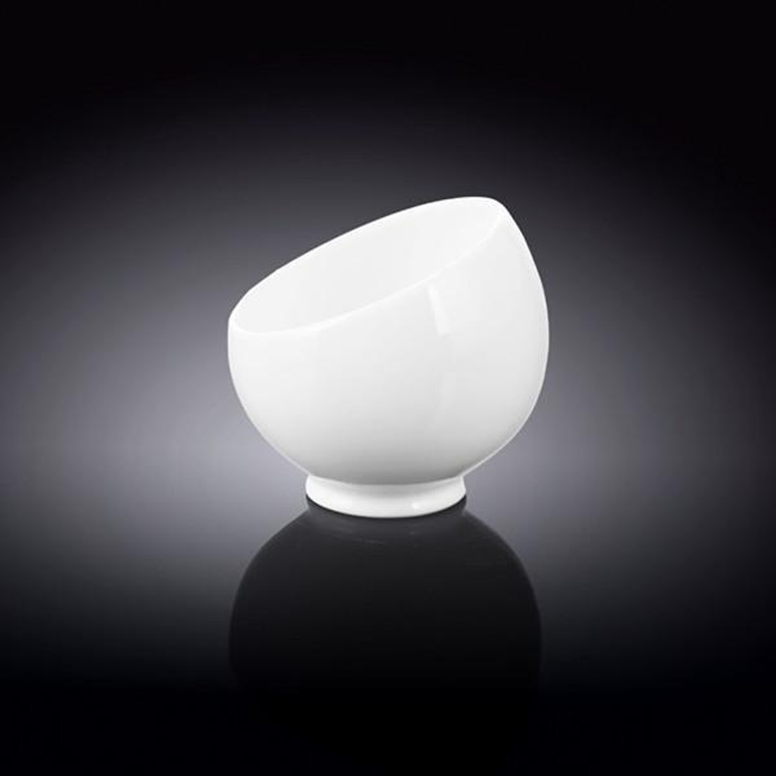 Wilmax White Porcelain Sugar & Dessert Bowl, 3.5 x 3.5 in