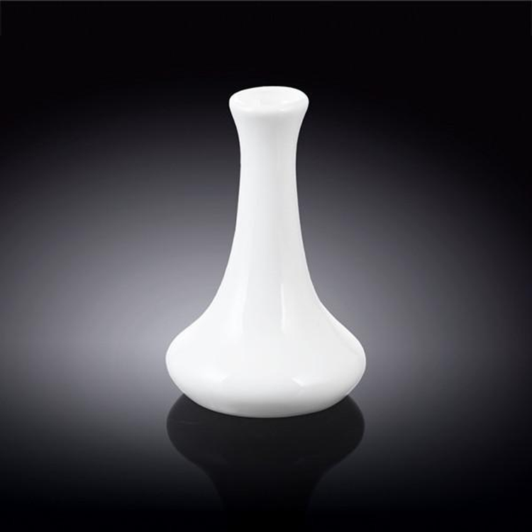 Wilmax White Porcelain Bud Vase, 3.5 x 5.5 in