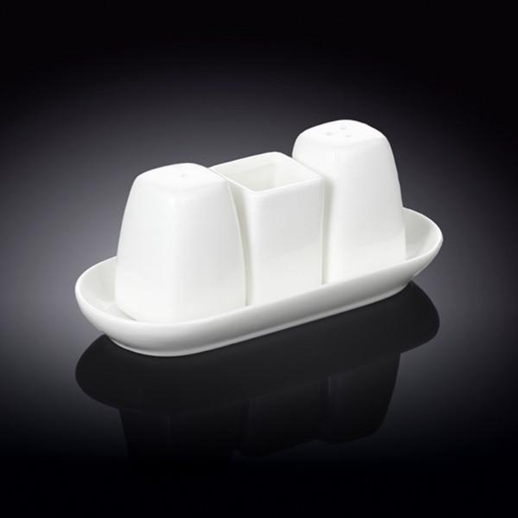 Wilmax Porcelain Salt & Pepper Set