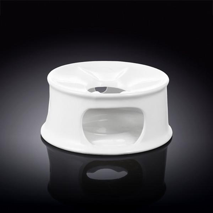Wilmax Fine Porcelain Warming Stand, 5 in / 13 cm