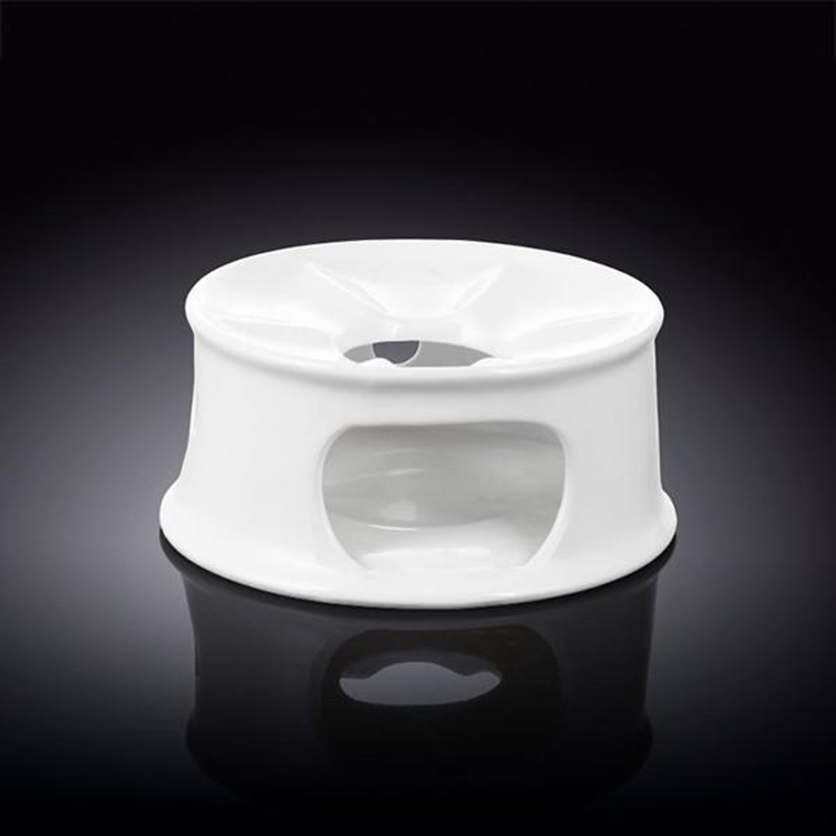 Wilmax Fine Porcelain Warming Stand, 5 in / 13 cm