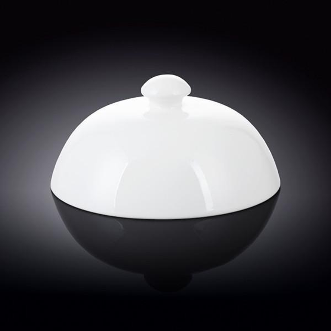 Wilmax Fine Porcelain Plate Cover Lid, 7 in, Set of 4