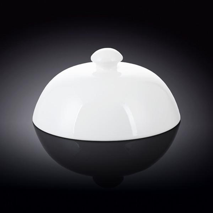 Wilmax Fine Porcelain Plate Cover Lid, 7 in, Set of 4