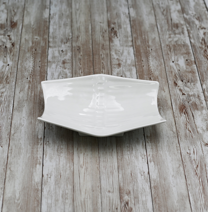 Wilmax White Porcelain Bread Vase, 9 in (23 cm)