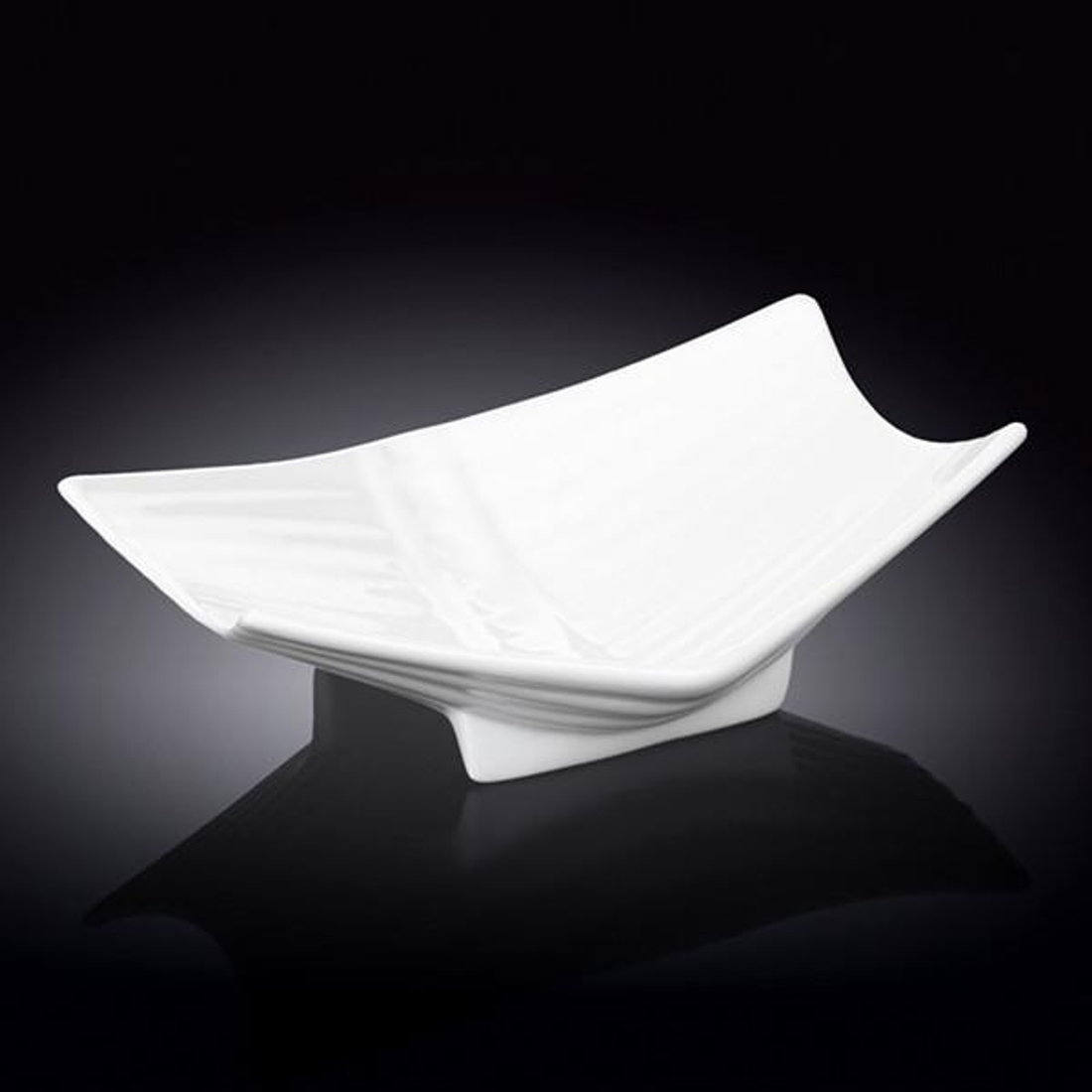 Wilmax White Porcelain Bread Vase, 9 in (23 cm)