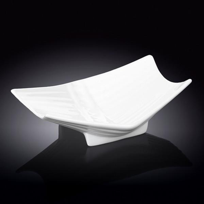 Wilmax White Porcelain Bread Vase, 9 in (23 cm)